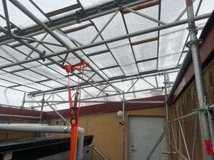 väderskydd-byggställning